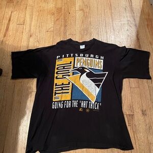 Black Pittsburgh Penguins Graphic T-Shirt